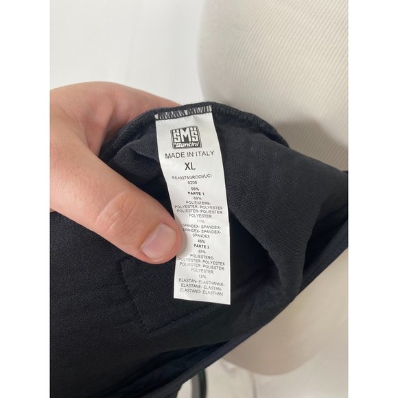 Men’s size XL Santini x UCI Groove athletic Jacket full Zip black mock neck - Picture 9 of 9